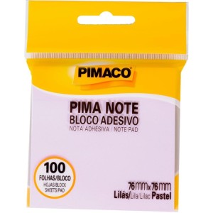 Bloco De Recado Autoadesivo Pimanote Roxo 76x76mm 100fls-100727-25554