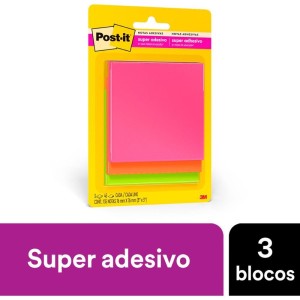 Bloco De Recado Post-it 76x76mm Misto-081602-83028