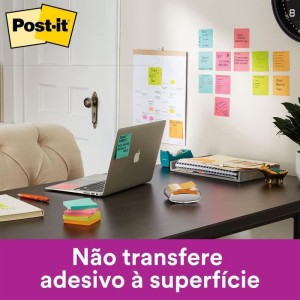 Bloco De Recado Post-it 76x76mm Pink 90fls.-087687-57492