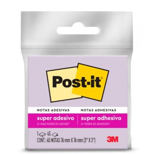 Bloco De Recado Post-it 76x76mm Roxo 45fls-085095-16372