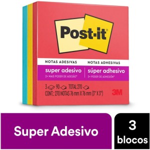 Bloco De Recado Post-it Colecao Diversao 76x76mm-100847-92019