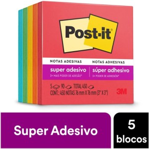 Bloco De Recado Post-it Colecao Diversao 76x76mm-100848-12187