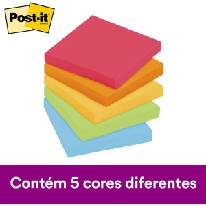 Bloco De Recado Post-it Colecao Diversao 76x76mm-100848-18312