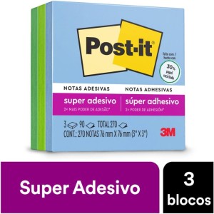 Bloco De Recado Post-it Colecao Oasis 76x76mm-099808-40057