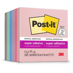 Bloco De Recado Post-it Colecao P/viajar 76x76mm-100850-41690