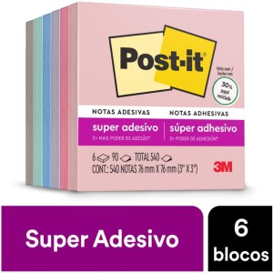 Bloco De Recado Post-it Colecao P/viajar 76x76mm-100850-58560