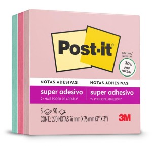 Bloco De Recado Post-it Colecao P/viajar 76x76mm-100846-81399