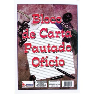 Bloco Para Carta Branco A4 Pautado 210x297 50fls.-038600-31188