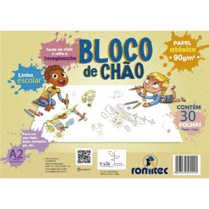 Bloco Para Educacao Artistica Caderno Desenho De Chao A2 30f-096757-21891