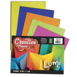 Bloco Para Educacao Artistica Creative Papers Lumi 75g. 40f.-001607-38480