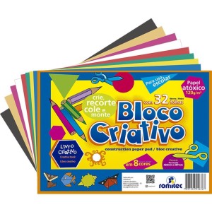 Bloco Para Educacao Artistica Livro Criativo 8c.a3 120gr 32f-107712-20714