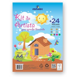 Bloco Para Educacao Artistica Livro Criativo Kit Artista 24f-107713-51527