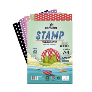 Bloco Para Educacao Artistica Livro Stamp 120g 24fls-102286-37376