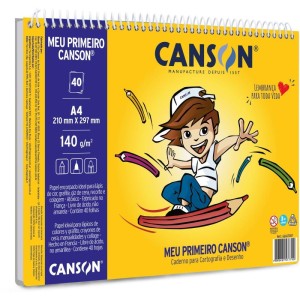 Bloco Para Educacao Artistica Meu Primeiro Canson 40f A4 140-105035-28719