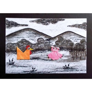 Bloco Para Educacao Artistica Moldura 7cor.110g.35f.230x320-071384-48712