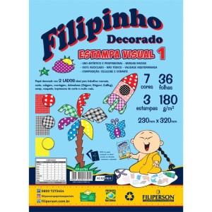 Bloco Para Educacao Artistica Textura 1 Decorado A4 180g 36f-046165-39702