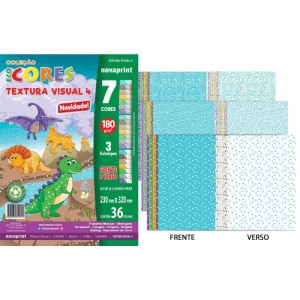 Bloco Para Educacao Artistica Textura 4 180g 36fls 32x23cm-083078-35815