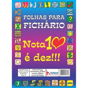 Bloco Para Fichario Universit. Nota 10 E Dez Decorado 64f.-000361-16471