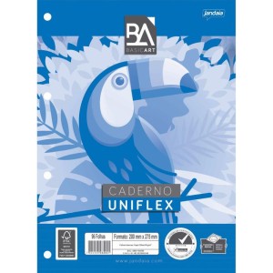 Bloco Para Fichario Universit. Uniflex 96fls.-093929-20739