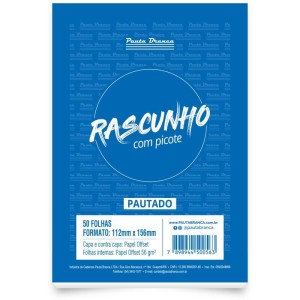 Bloco Para Rascunho C/picote C/pauta 112x156mm 50f-082126-30643