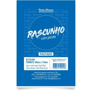 Bloco Para Rascunho C/picote C/pauta 80x115mm 80f-082127-18964