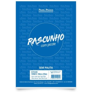 Bloco Para Rascunho C/picote S/pauta 158x225mm 50f-082124-54927