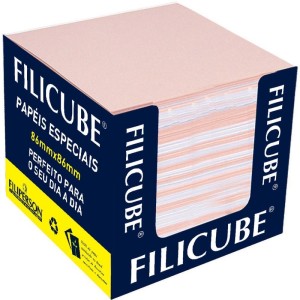 Bloco Para Recado Filicube 8x8cm.2 Cores-000495-28997