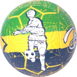 Bola De Futebol De Campo Brasil Pvc/pu N.5 Vd/am/az-108108-80731