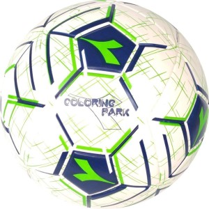 Bola De Futebol De Campo Diadora N.5 Vd/az/bco-108137-81044