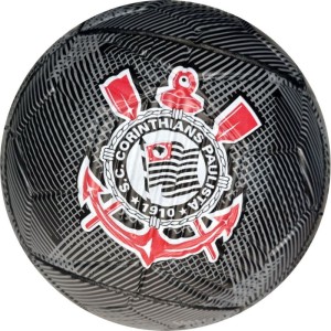 Bola De Futebol Corinthians Pro N.5 Preta-108126-16440