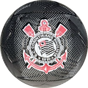 Bola De Futebol Corinthians Pro N.5 Preta-108126-79103