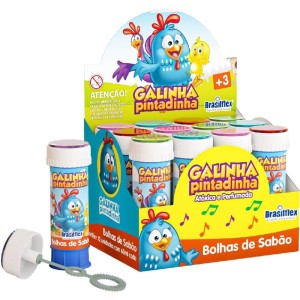 Bolha De Sabao Galinha Pintadinha 60ml C/jogo-097077-60018