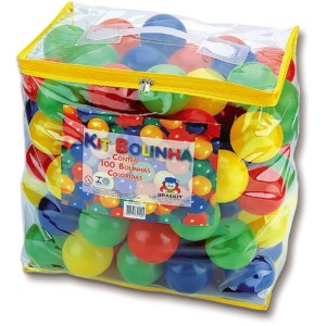 Bolinha Para Piscina E Toca 100 Bolinhas Az/am/vd/vm-053668-92286