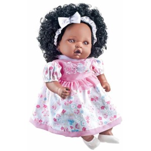 Boneca Com Mecanismo Angelina Negra 62 Frases 48cm-079557-16055