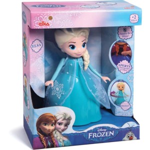 Boneca Com Mecanismo Frozen Elsa 8 Frases 24cm.-057212-49471