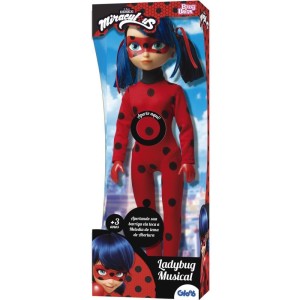 Boneca Com Mecanismo Ladybug Miraculous Musical 45c-069586-20557