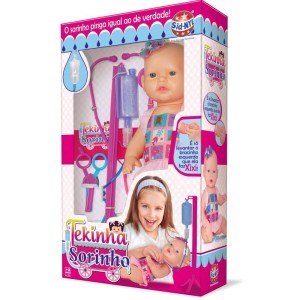 Boneca Com Mecanismo Tekinha Sorinho C/acessorios-071770-85482