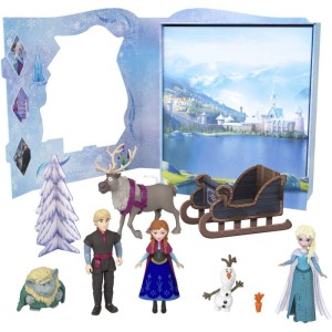 Boneca Disney Frozen Mini Livro Historias-103925-27375