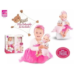 Boneca Bebezinho Real Pink-072946-40436