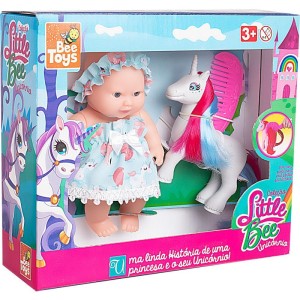 Boneca Little Bee Unicornio 15,5cm-031401-39901