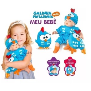 Boneca Meu Bebe Galinha Pintadinha-072945-78355