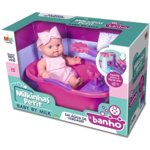 Boneca Milkinha Petit Banho Vinil 20c-088911-75676