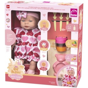 Boneca Roma Babies Primeira Comidinha-077628-84176