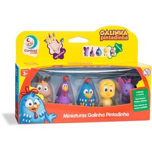 Boneco E Personagem Galinha Pintadinha Miniaturas-085503-77093