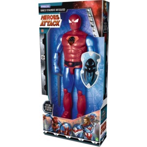 Boneco E Personagem Heroes Attack Powerman 54cm-097542-24682