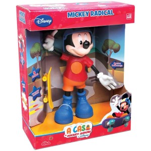 Boneco E Personagem Mickey Radical C/som 31cm.-053558-62334