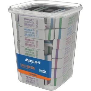 Borracha Colorida Chanfrada Com Listra Sort.