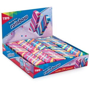 Borracha Colorida Tris Rainbow Sortidas-081527-30011