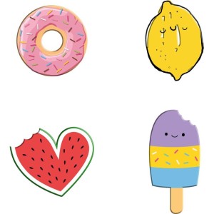 Borracha Decorada Food Trends C/forma (s)-099786-83426