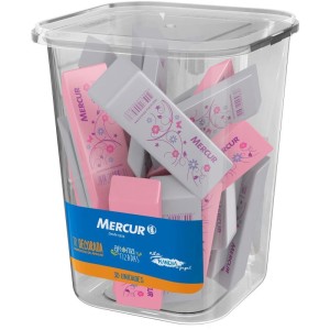 Borracha Decorada Tr Rosa/branca-087279-54759